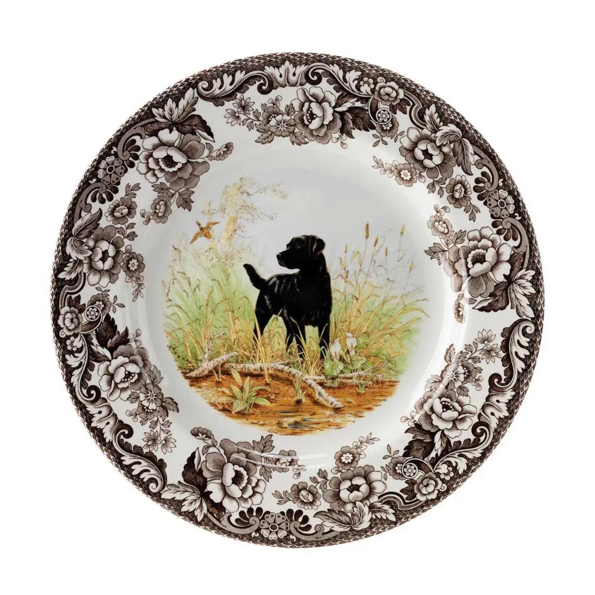 Spode Black Lab Dinner Plate