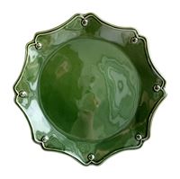 Berry & Thread Scalloped Charger Platter Basil by Juliska