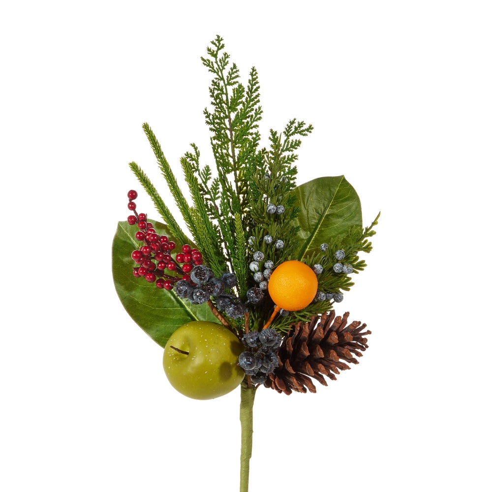 Raz 18" Mixed Fruit with pinecone