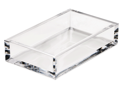 Acrylic guest napkin holder Caspari