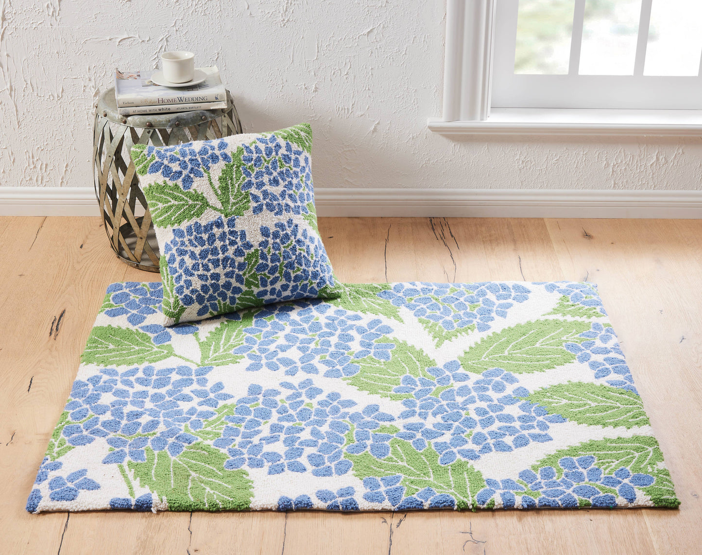 Hydrangea Hook Pillow