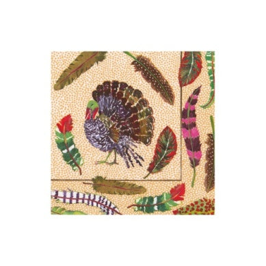 Plumage Cocktail Napkins (Turkey)- includes 20 Cocktail Napkins