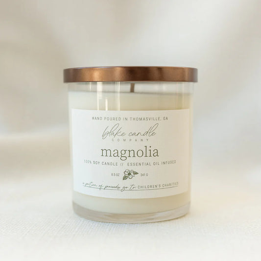 Magnolia Candle 8.5oz by Blake Candle Co