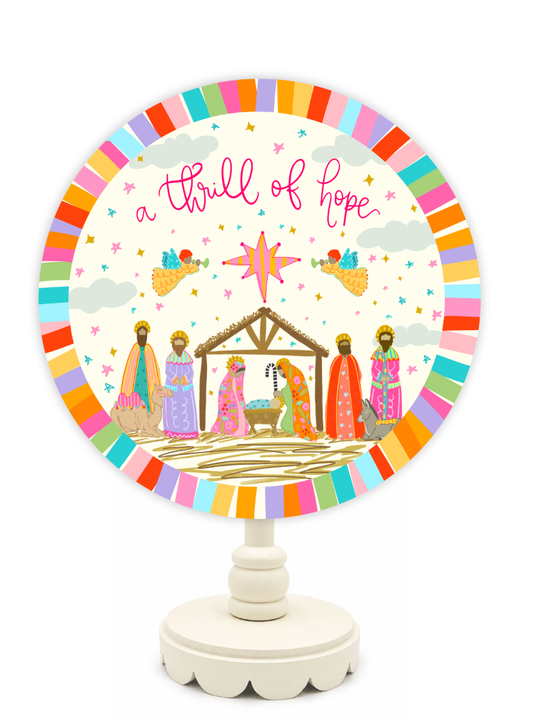 Thrill Of Hope Topper