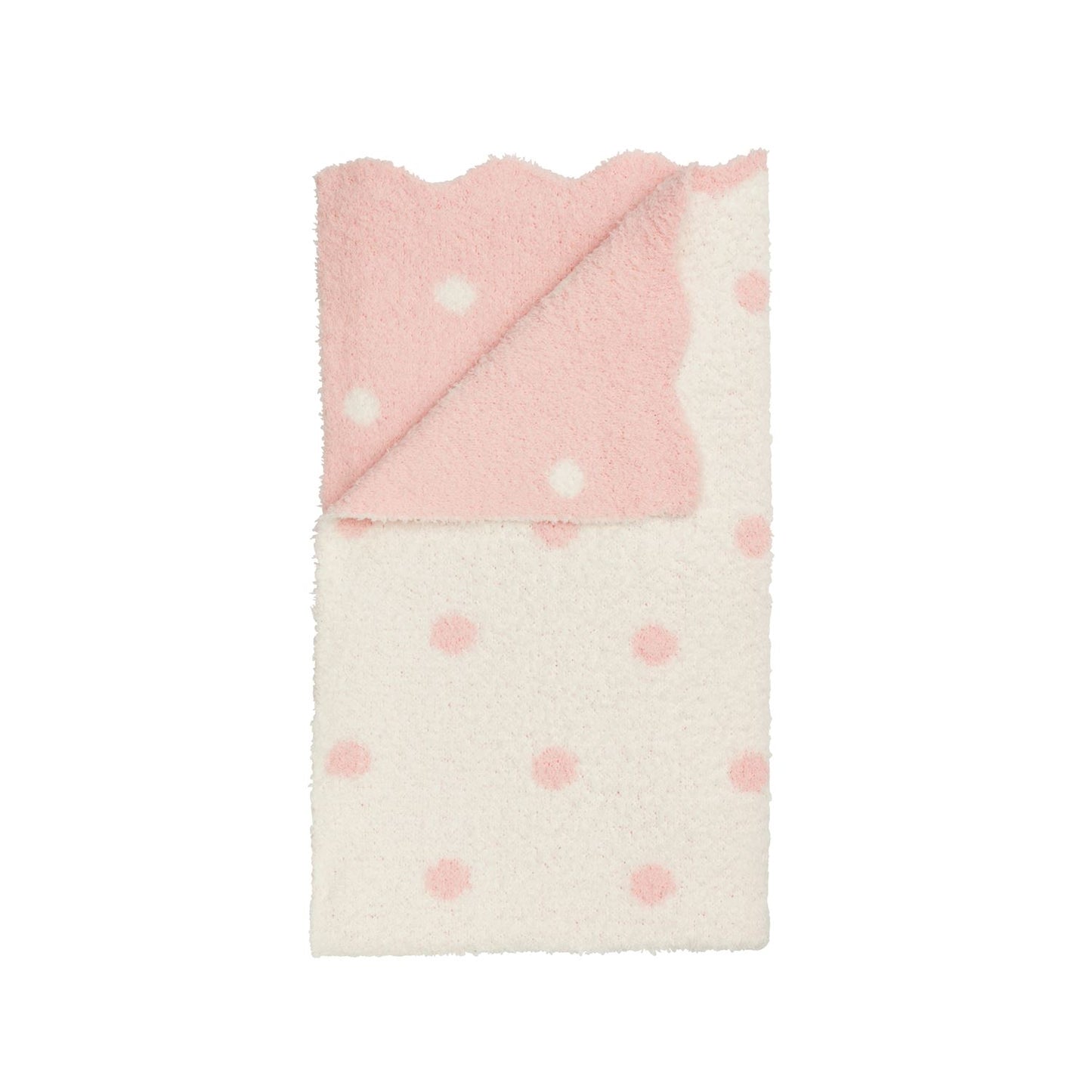 MP Pink Dot Chenille Blanket