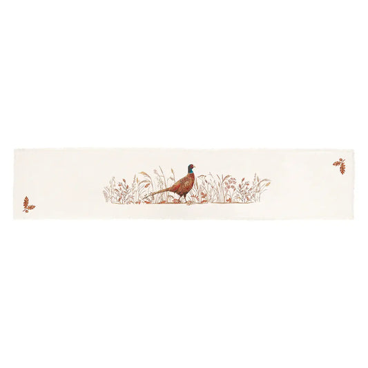 Pheasant Landing Bird Table Runner