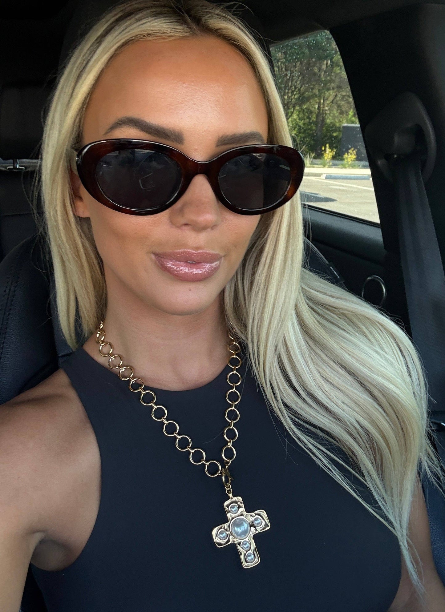 HARPER CROSS NECKLACE