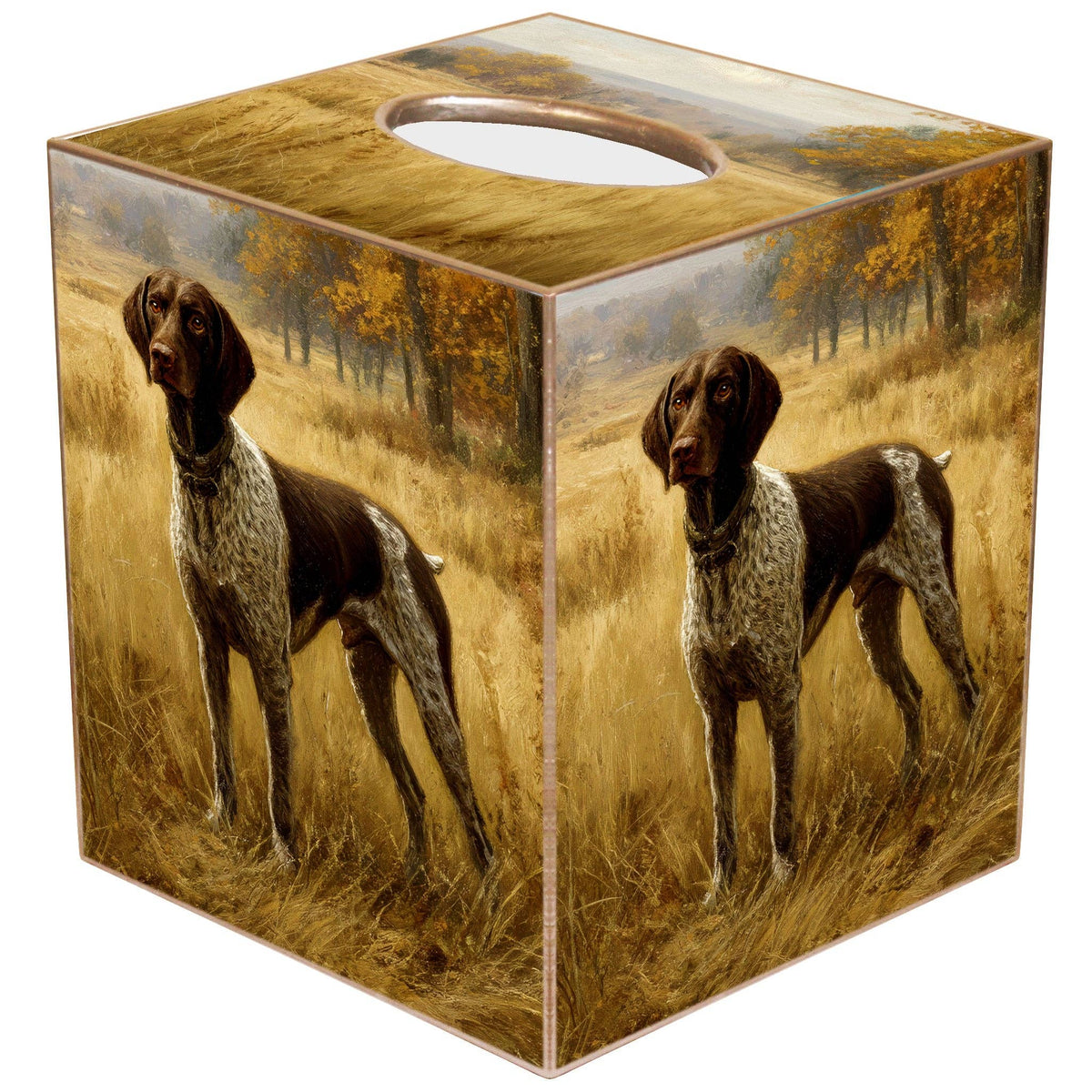 TB9275-German Shorthair Pointer Tissue Box Cover