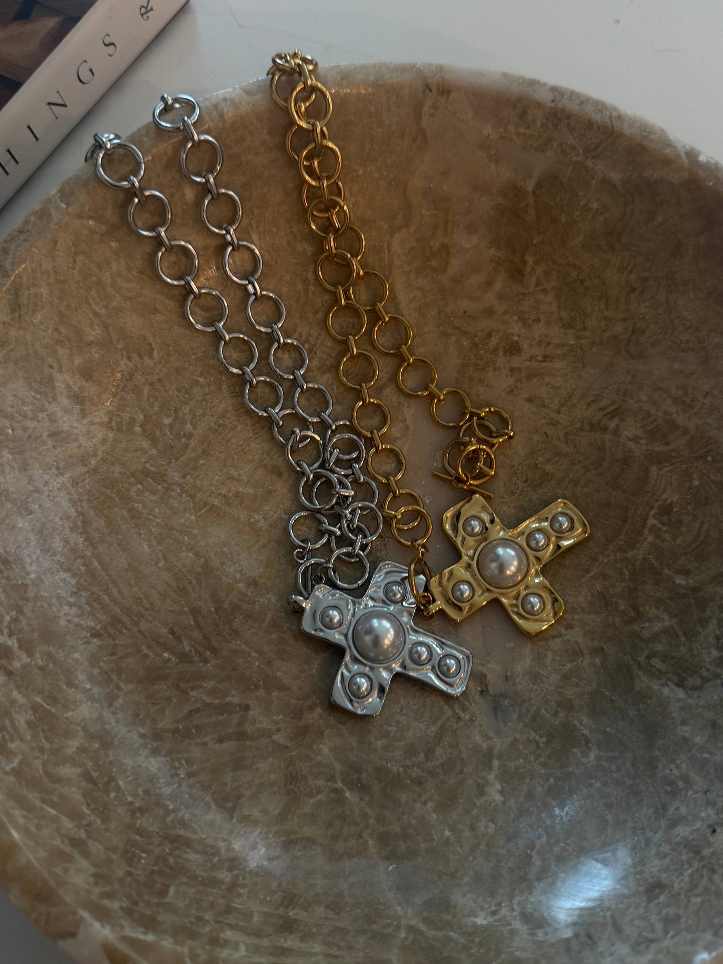 HARPER CROSS NECKLACE