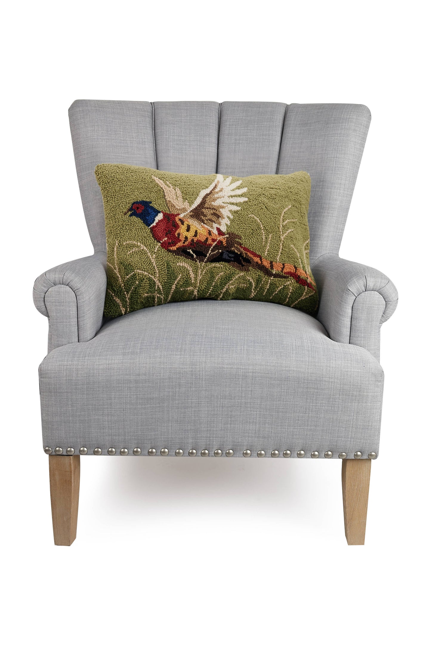 Pheasant Hook Pillow by ph