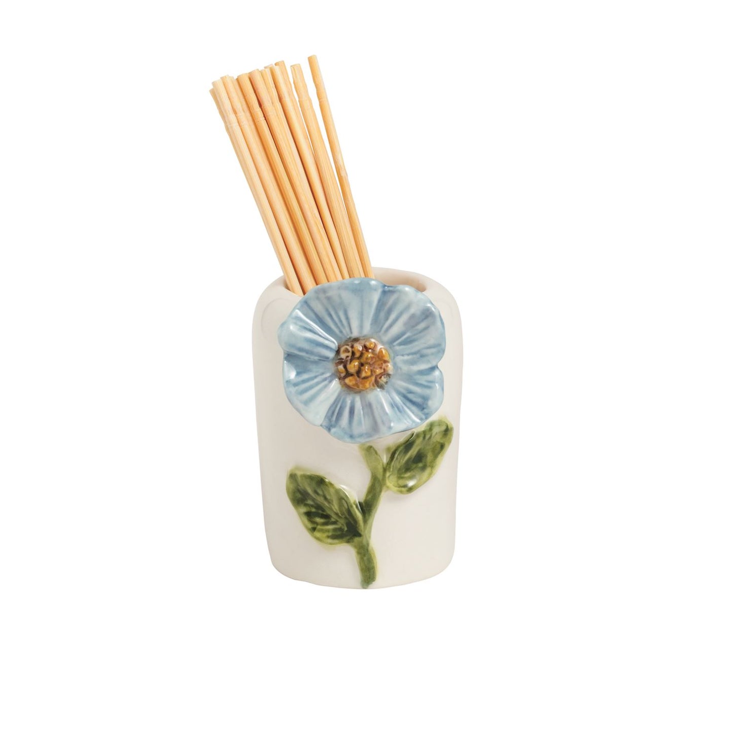 MP Blue Flower toothpick holder