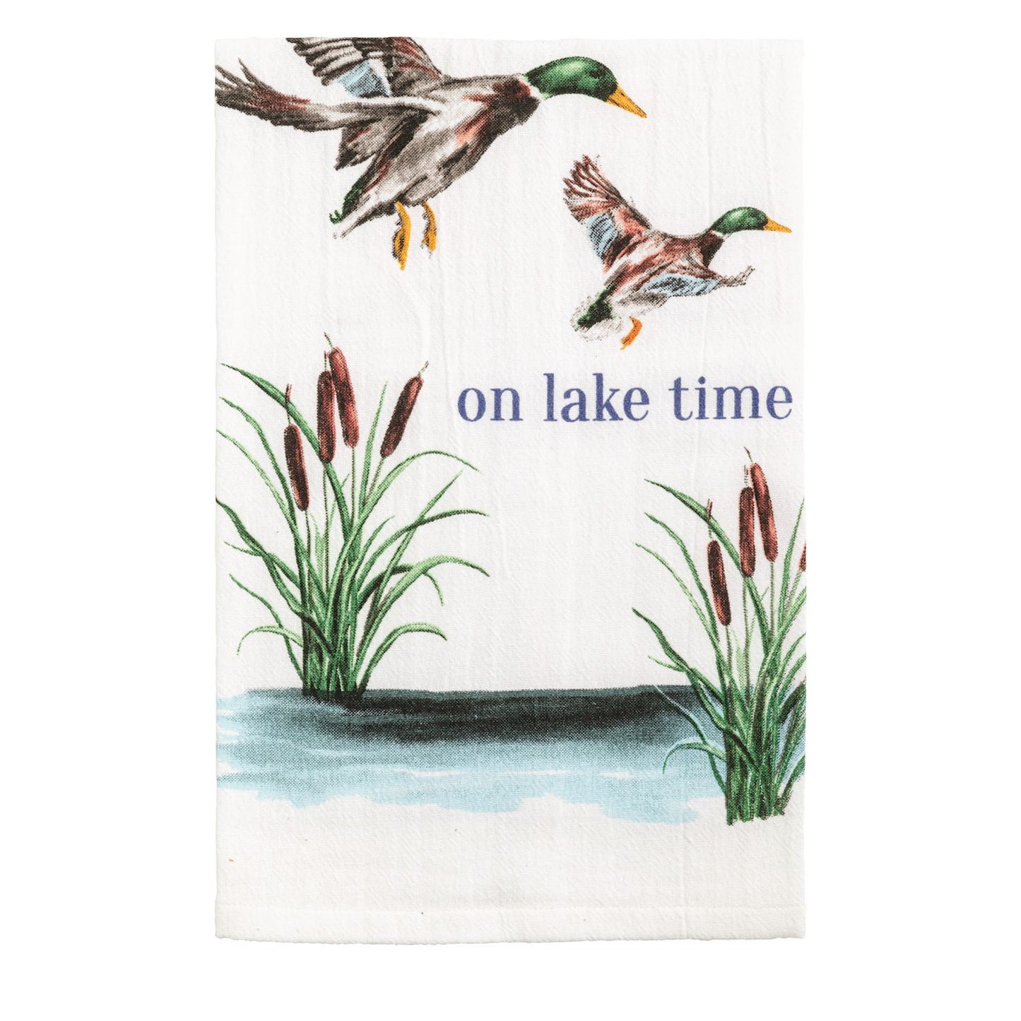 MP On Lake Time Ducks hand towel