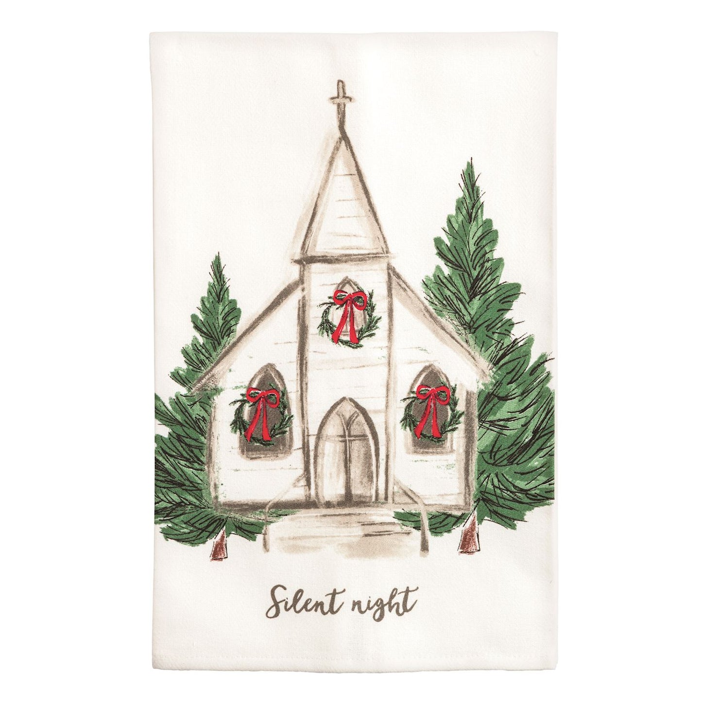 MP Church Hand Towel Silent Night