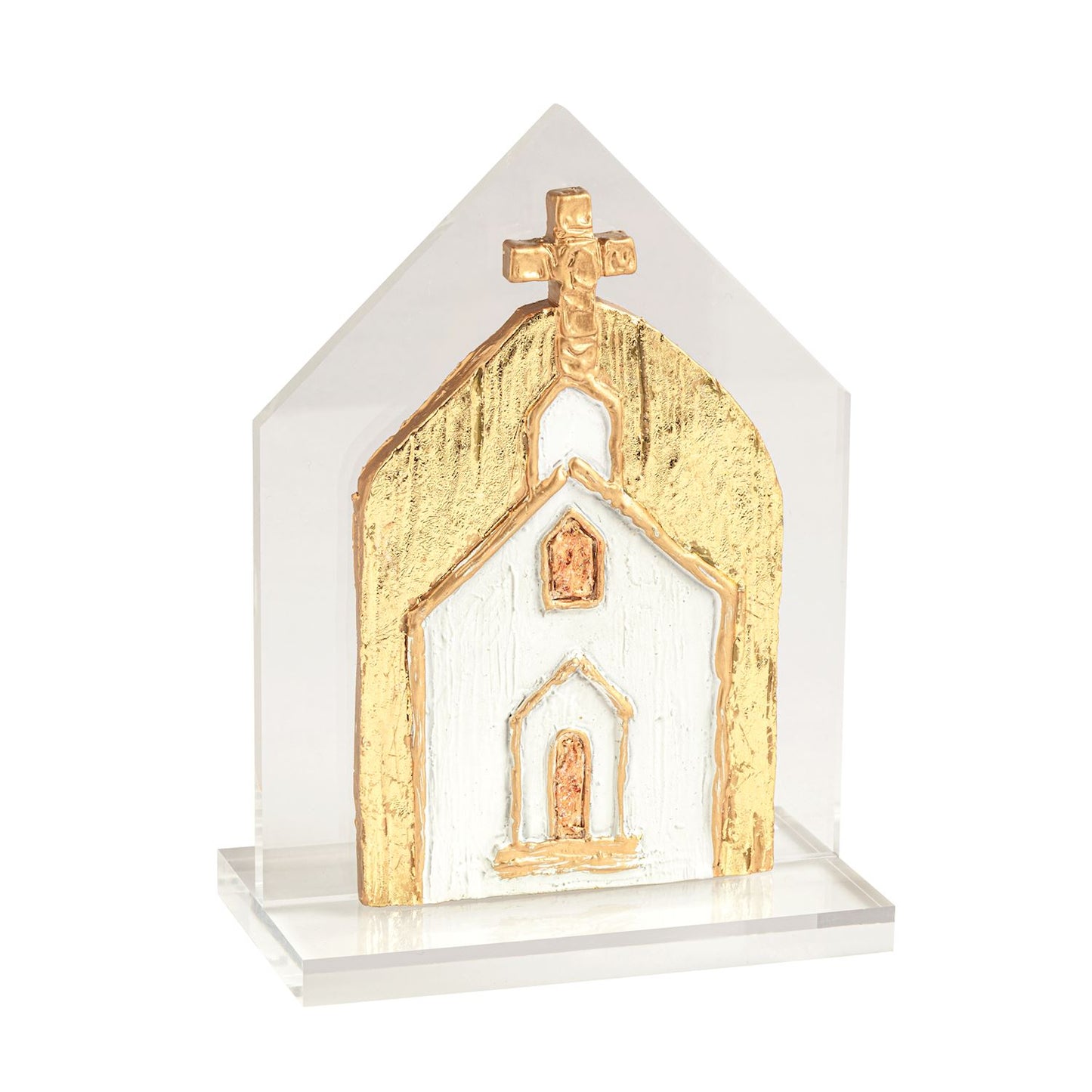MP Gold on Gold Acrylic Church