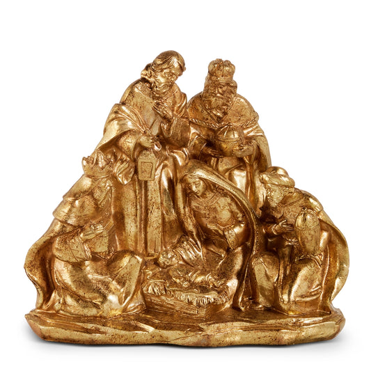 Raz gold Gilded Nativity 8.5" #4612281