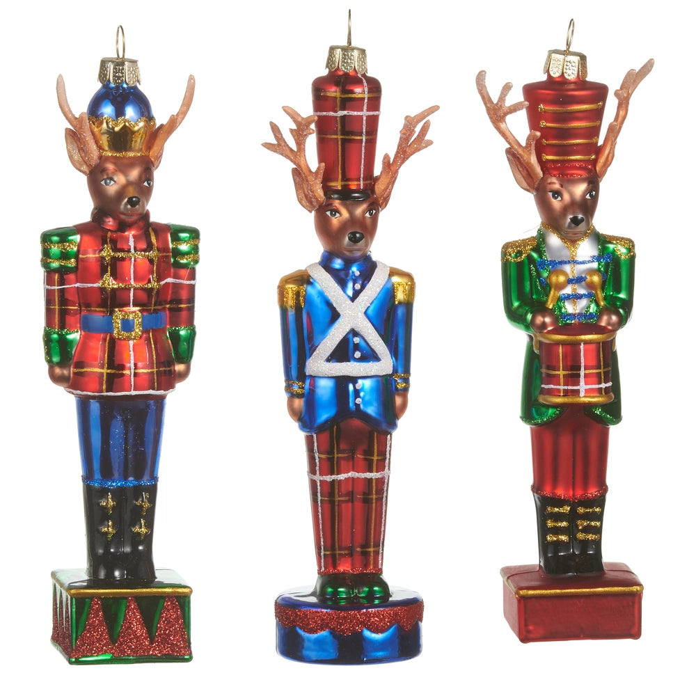 Raz 6.5" Deer Nutcracker Ornament
