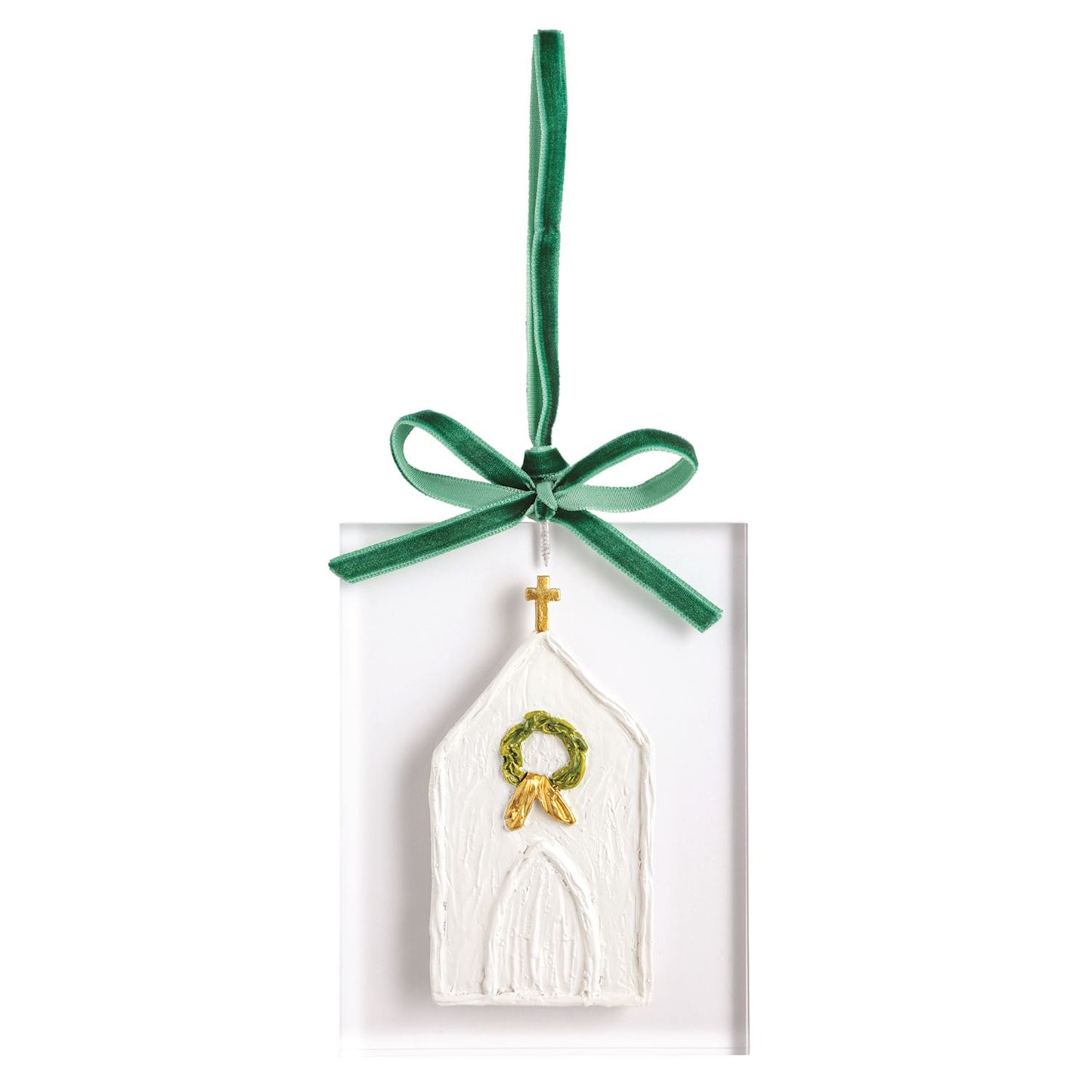 MP Acrylic Church Ornament