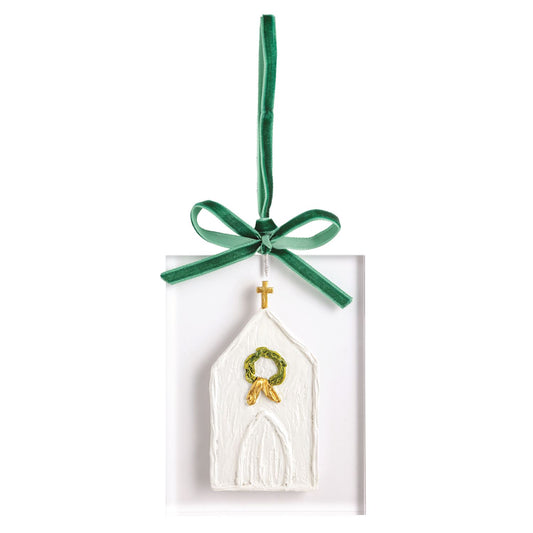 MP Acrylic Church Ornament