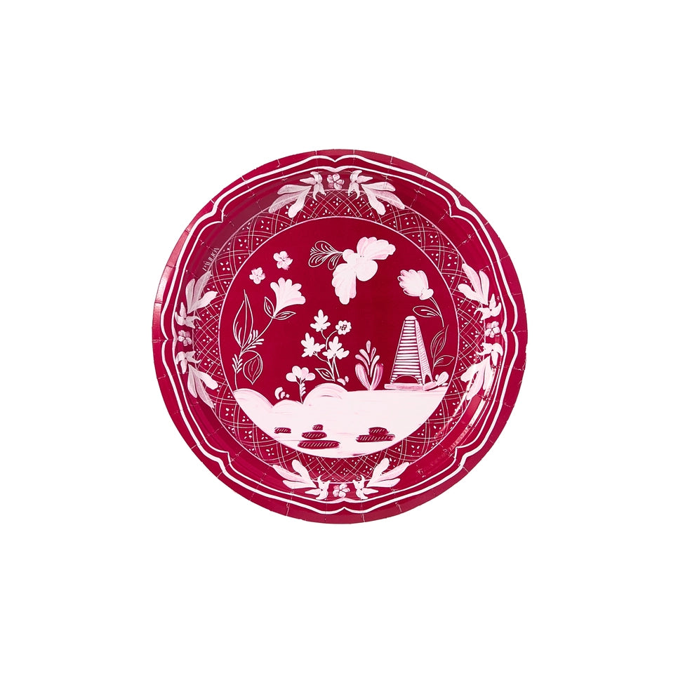 Berry Beachside 8" paper salad plate