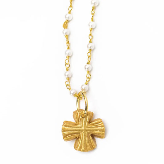 HTJ Pearl Chain with Julia Cross