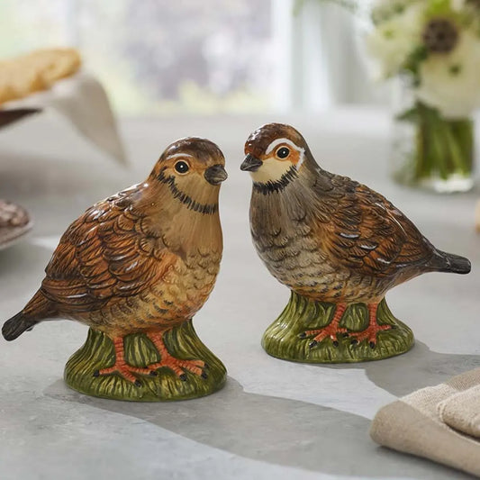 SpodeWoodland  Quail Salt & Pepper