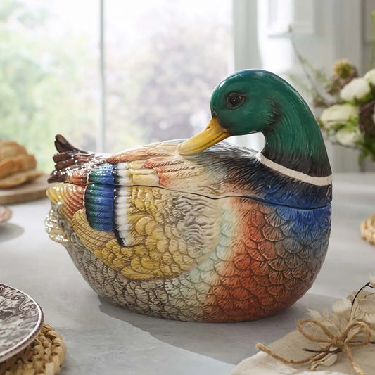 Spode Woodland Mallard Server