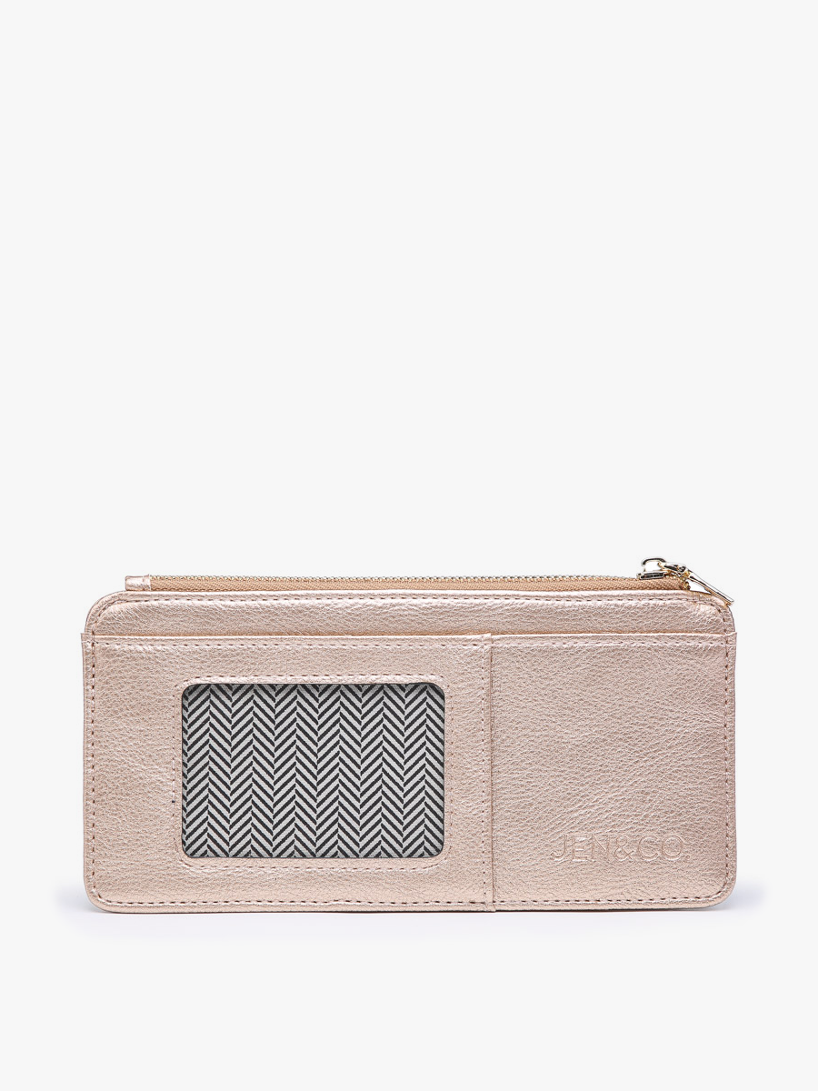 WL1889LZ Saige Lizard Slim Card Holder Wallet