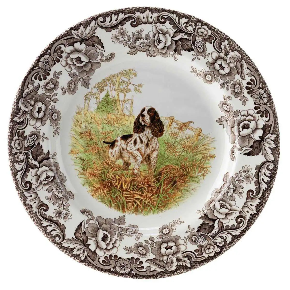Spode Springer Spaniel Dinner plate