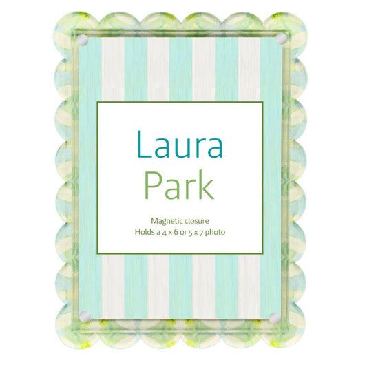 Elephant Falls Scalloped Picture Frame