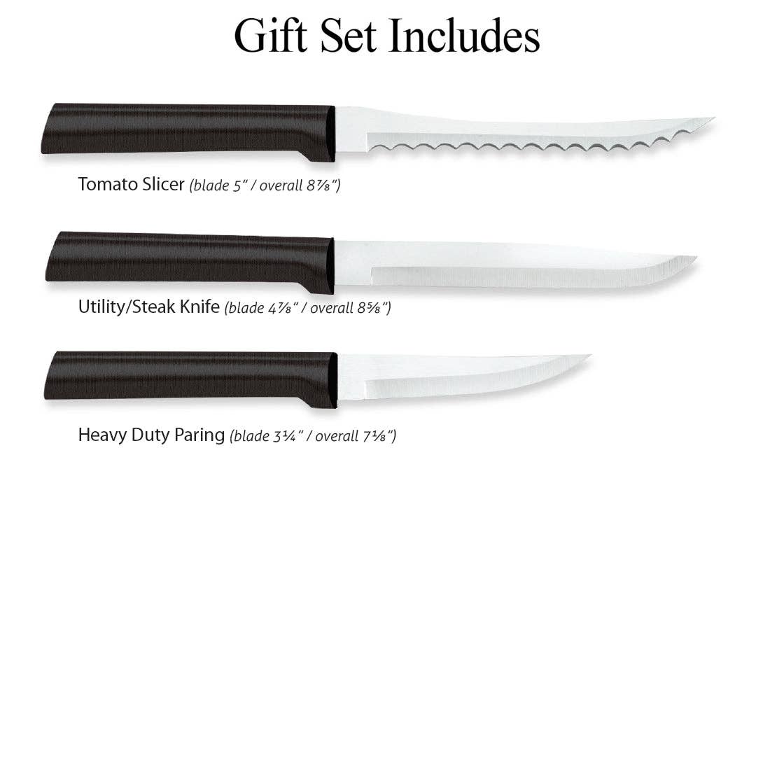 Cooking Essentials Set - Black Handle