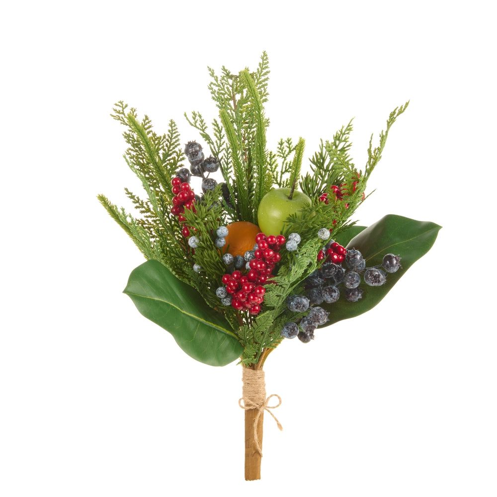 Raz 18" Fruit & Pine Bush