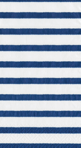 Blue stripe guest towel paper Bretagne