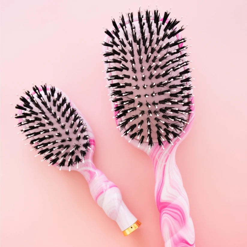 Pink Boar Hairbrush by Teleties