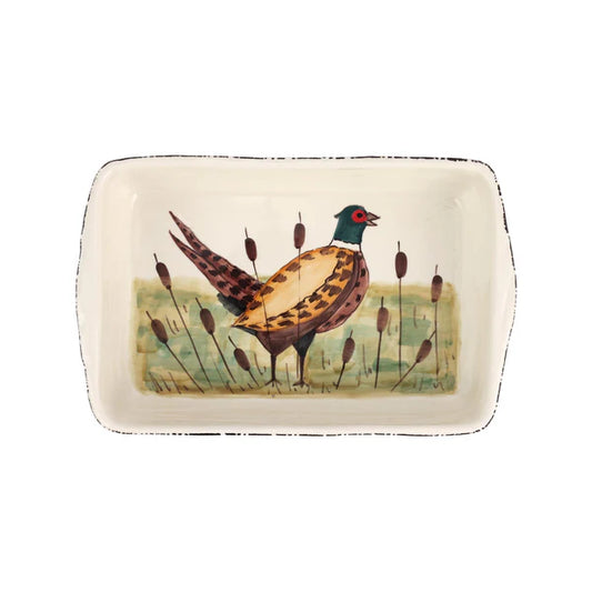 Vietri Pheasant Rectangular Baker #WDL-78062