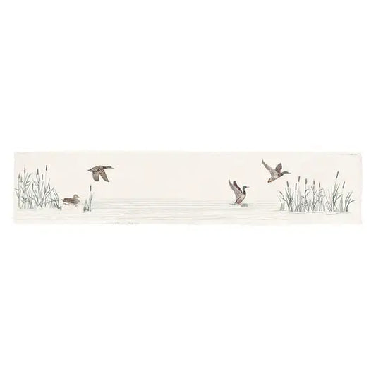 Taking Off Mallard Duck Table Runner
