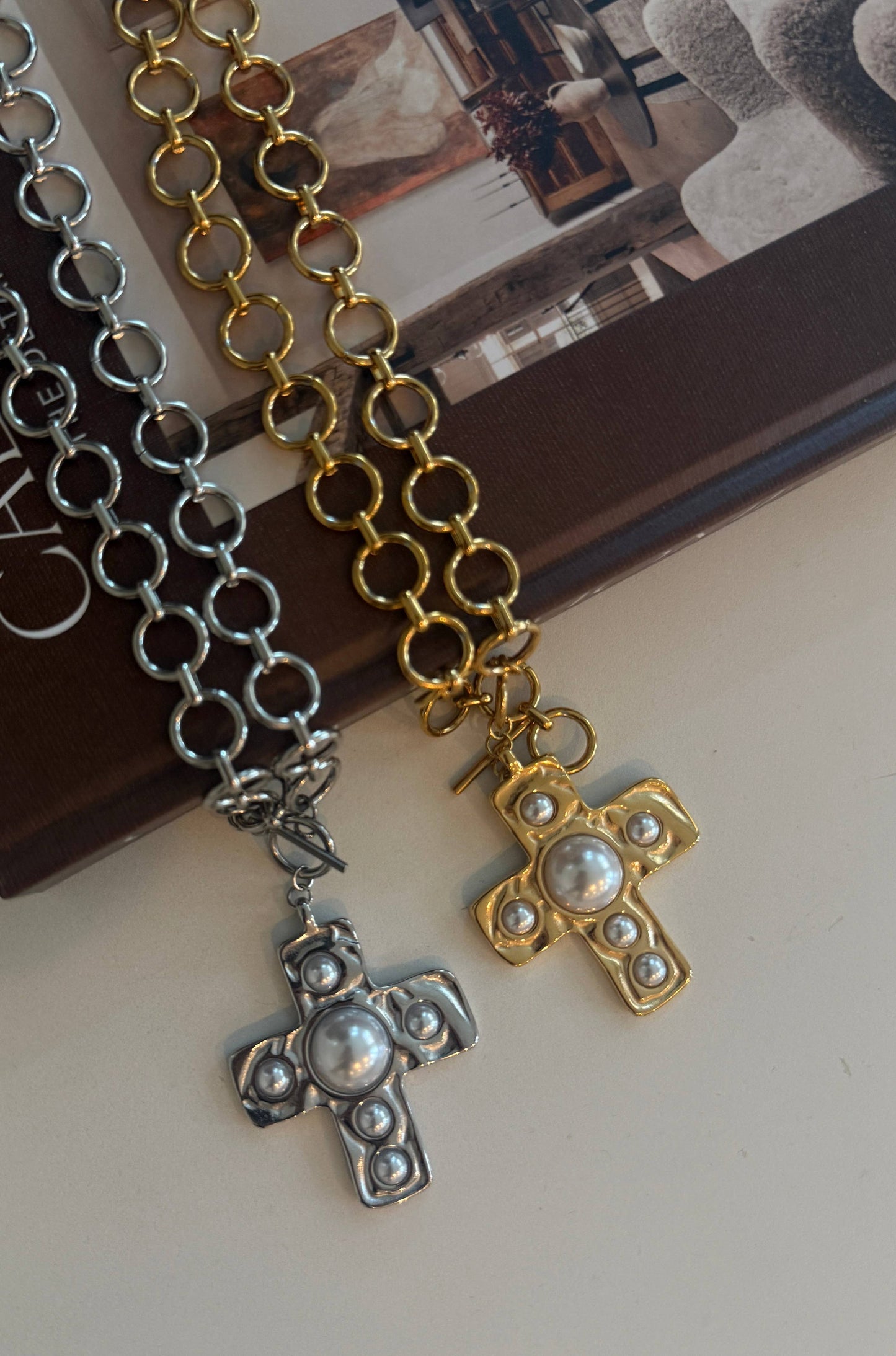 HARPER CROSS NECKLACE