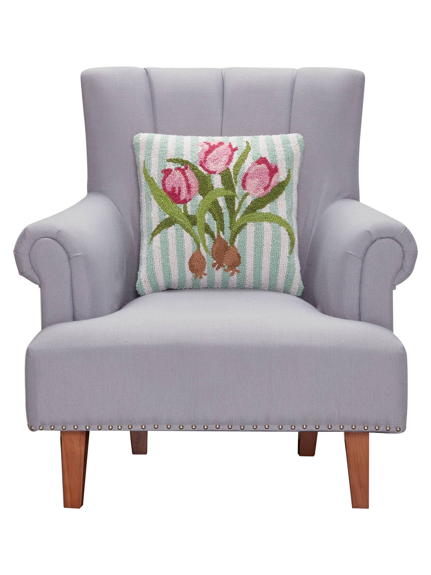 Pink Tulip Hook Pillow