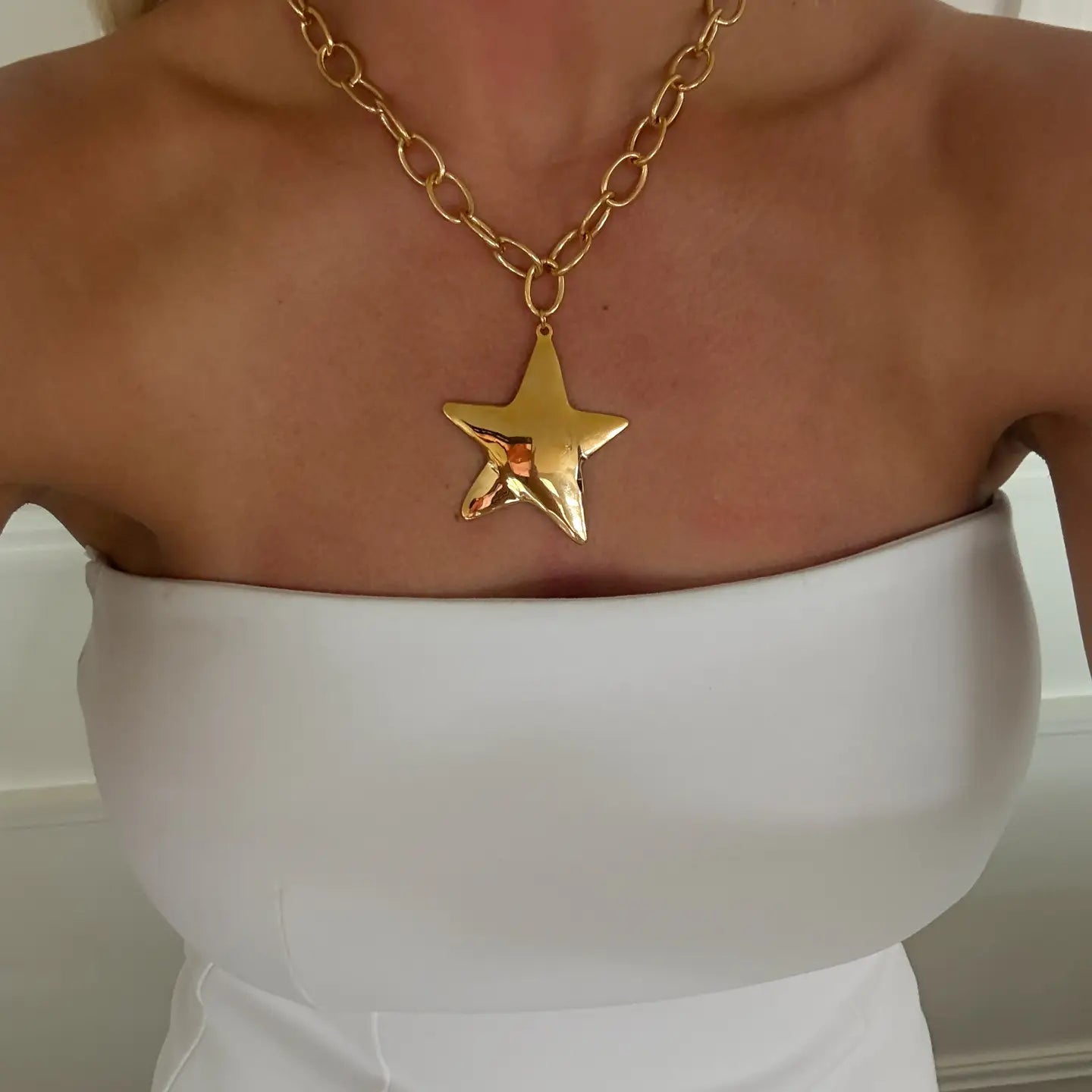 Gold Star Necklace