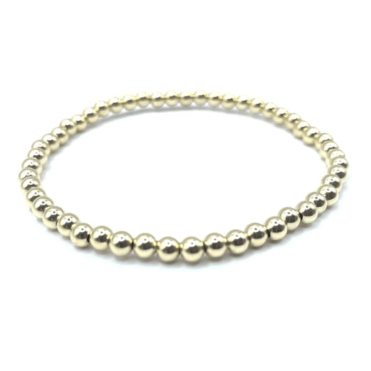 EG 4mm 14k gold filled Karma bracelet B-GF4MM