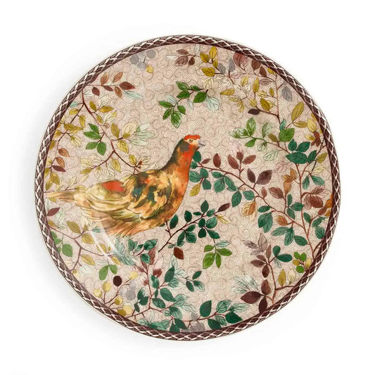 Spode Woodland accents Red Grouse