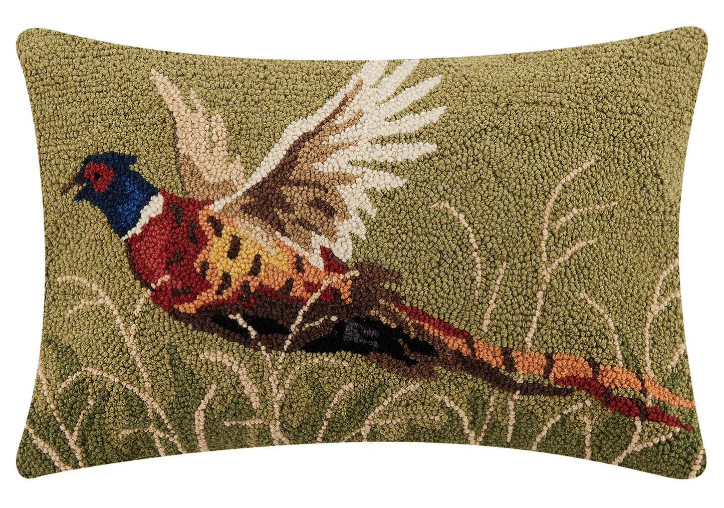 Pheasant Hook Pillow by ph