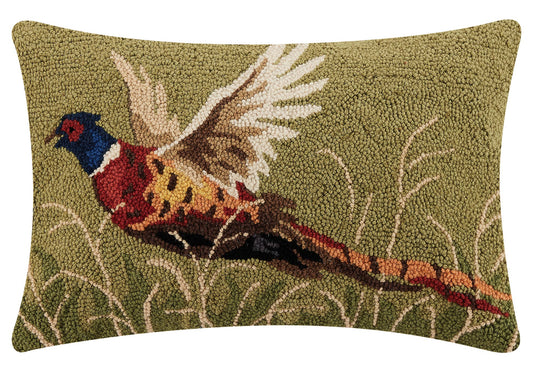Pheasant Hook Pillow by ph